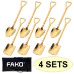 Fako Bijoux - Dessert Bestek - Schep & Schop - 8 Lepels -, Huis en Inrichting, Verzenden, Nieuw