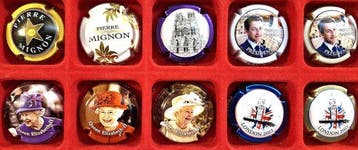 Collection de capsules de champagne - Gros Lot de 28