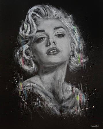 Vincent LENAERTS - Vertige (Marilyn M) XL - Peinture aux