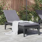 vidaXL Ligbed met kussen 186x60x29 cm polypropeen, Verzenden, Nieuw