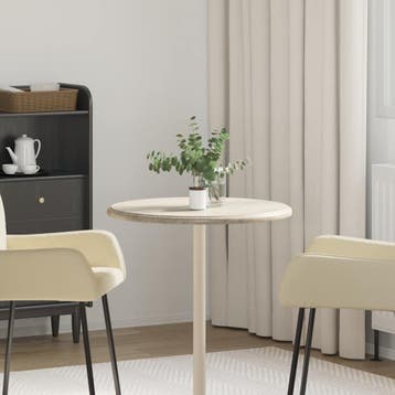 vidaXL Tafelblad Ø60x2,5 cm marmer grijs, Verzenden