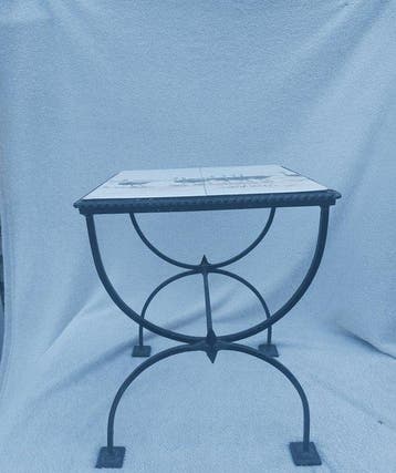 G. Maralale - Table à plantes - Fer forgé - Vintage table à