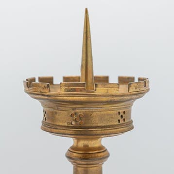 Kerk kandelaren, brons - Brons - 1850-1900