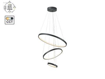 Orien Design Hanglamp Zand Zwart 20cm&40cm&60cm..., Nieuw