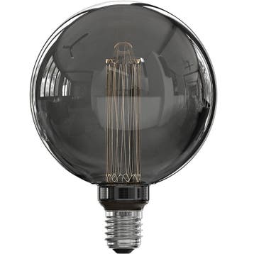 Calex Glasfiber LED Globe XL Titanium Ø125 E27 3.5W, Verzenden, Nieuw