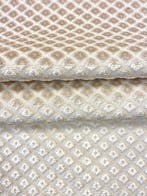 Jacquardfluweel met een klein, regelmatig geometrisch