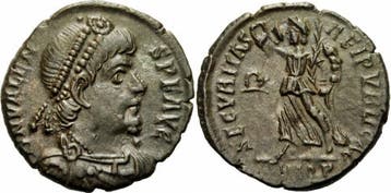 Centenionalis Roemisches Kaiserreich Valens Aquileia 367-..., Verzenden