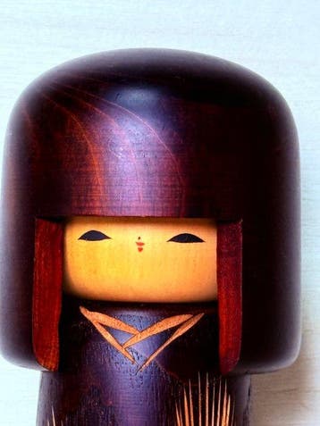 Usaburo -  - Beeld, Sosaku Kokeshi “Bakushu” (Wheat