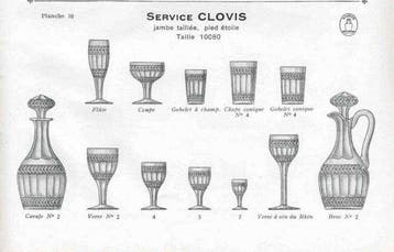 Saint Louis - Carafe - Clovis - Cristal, Antiquités & Art