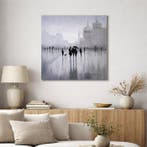 A. Martinez (XX) - Ciudad gris, Antiek en Kunst