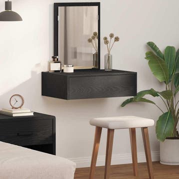 vidaXL Kaptafel Zwart 60 x 40 x 70 cm Bewerkt hout, Verzenden