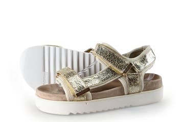 Maruti Sandalen in maat 37 Goud, Kleding | Dames, Overige kleuren, Verzenden, Sandalen of Muiltjes, Zo goed als nieuw