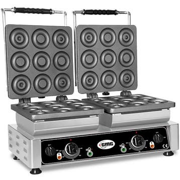 Donutijzer | DONATO | Dubbel | Mini Donuts (Ø80mm) |, Zakelijke goederen, Verzenden, Nieuw in verpakking