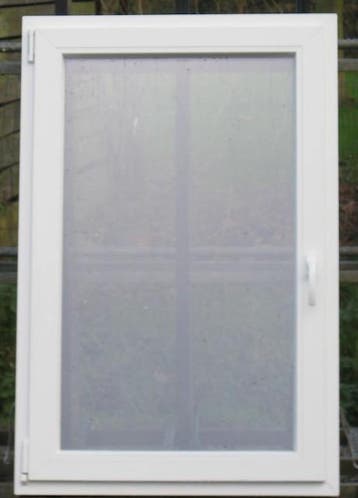 pvc raam , chassis , venster , kozijn 85 x 130 wit, 75 tot 150 cm, Kunststof, Raamkozijn, Nieuw