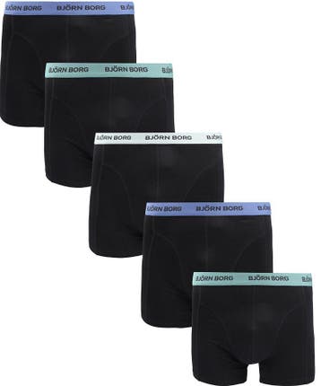 Bjorn Borg Boxers Cotton Stretch 5-Pack Zwart maat M Heren, Verzenden