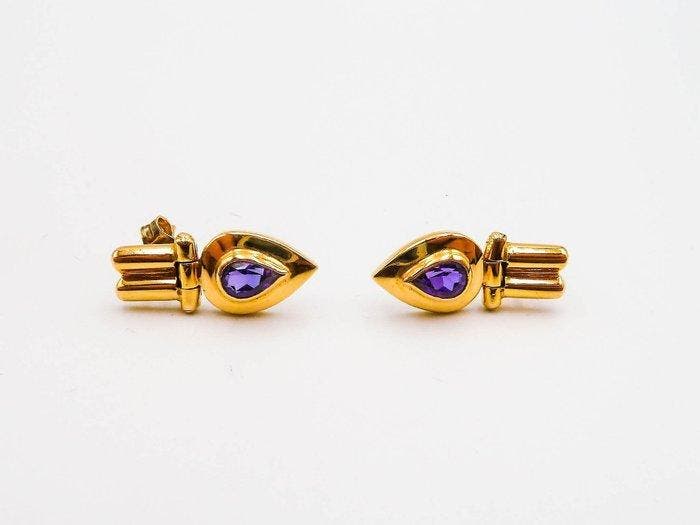 Boucles doreilles - 18 carats Or jaune, Handtassen en Accessoires, Oorbellen