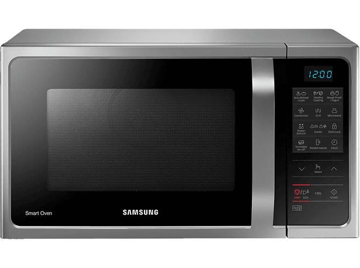 Samsung -  Magnetron 900 W Inhoud 28 L - Zilver, Elektronische apparatuur, Microgolfovens, 60 cm of meer, Draaiplateau, Nieuw