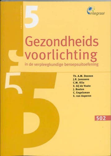 Gezondheidsvoorlichting in de verpleegkundige, Boeken, Verzenden, Gelezen