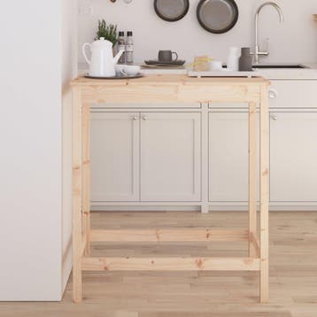 vidaXL Bartafel 100x50x110 cm massief grenenhout, Huis en Inrichting, Verzenden, Nieuw