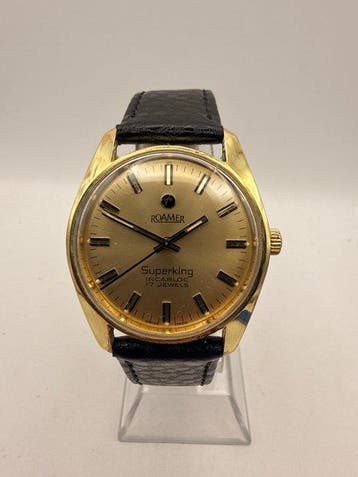 Roamer - Superking Incabloc - Sans prix de réserve -, Handtassen en Accessoires, Horloges | Heren, Nieuw