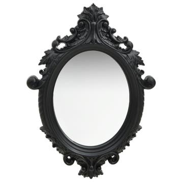 vidaXL Wandspiegel kasteel stijl 56x76 cm zwart, Verzenden, Nieuw