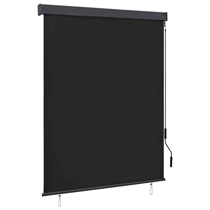 vidaXL Rolgordijn voor buiten 140x250 cm antraciet, Huis en Inrichting, Stoffering | Gordijnen en Lamellen, Nieuw, Verzenden