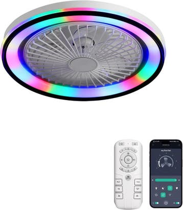 Plafondventilator met verlichting - Plafondlamp met ventilat, Verzenden