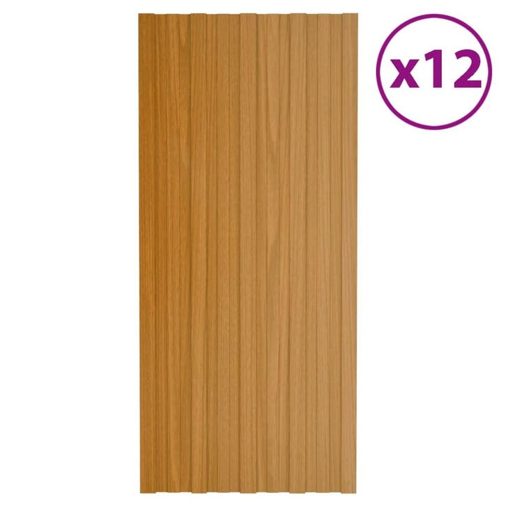 Dakpanelen 12st | 41% KORTING | Retour deal (dakplaten), Doe-het-zelf en Bouw, Dakpannen en Dakbedekking, Overige kleuren, Zo goed als nieuw