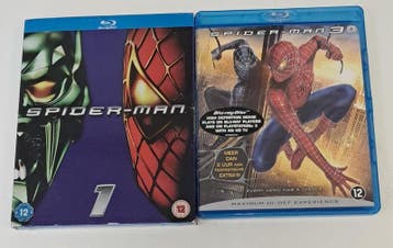 Spider-Man Deel 1 & Deel 3 (Blu-ray), Cd's en Dvd's, Verzenden, Nieuw in verpakking, Actie