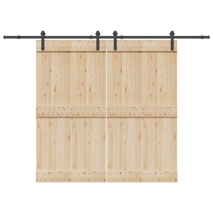 vidaXL Doos met onderdelen voor schuifdeur 427 cm staal, Bricolage & Construction, Serrurerie de bâtiment & Dispositif de fermeture