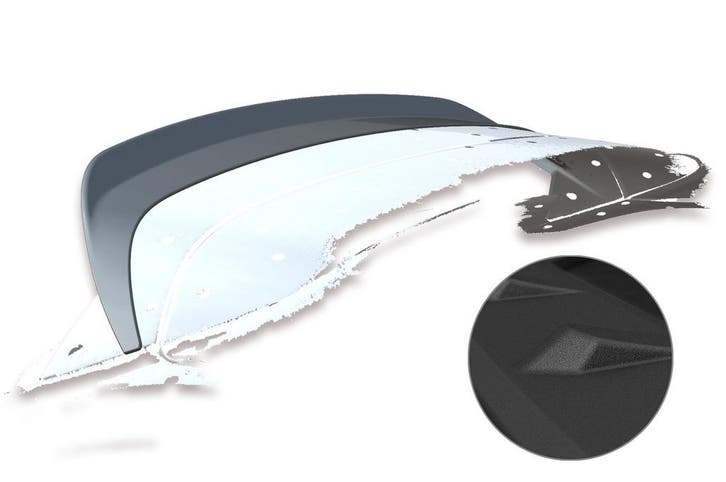 Achtervleugel met ABE voor Opel Corsa F HF647-S, Auto-onderdelen, Carrosserie, Nieuw, Verzenden