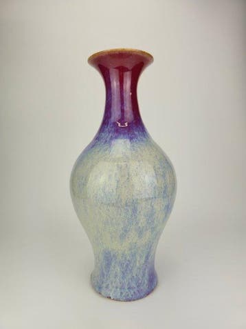 Vase - Céramique - Chine - Période république (1912–1949) -, Antiquités & Art