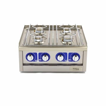 Cuiseur de qualité commerciale - 4 brûleurs - unité double -, Verzenden, Cuisinière, Friteuse et Grils