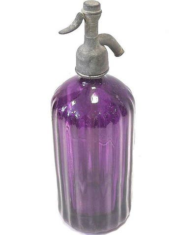Bouteille - siphon violet