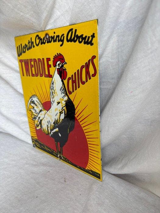 “Worth Crowing About – Tweddle Chicks” geeft het bord een, Antiquités & Art, Antiquités | Assiettes décoratives & Carrelages