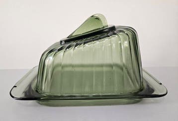 Royal Leerdam - Beurrier - Kaasstolp - Stolp - Art Deco -