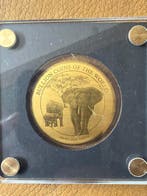 Tchad. 5000 Francs 2019 - Elefant, 1/200 Oz (.999) (Sans