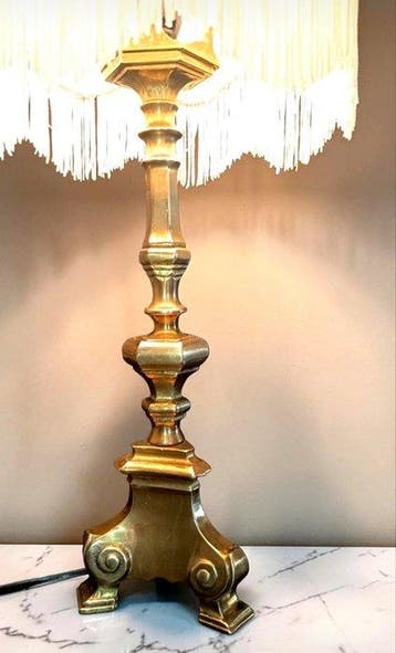 Lamp - Verguld messing