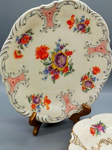 Plat - Elegante Schumann Bavaria Porzellan Schalen Set –, Antiquités & Art