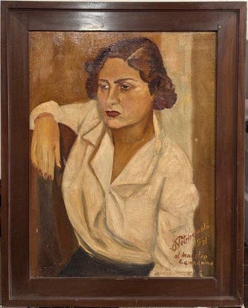 Italiaanse school (XX) - Ritratto di donna