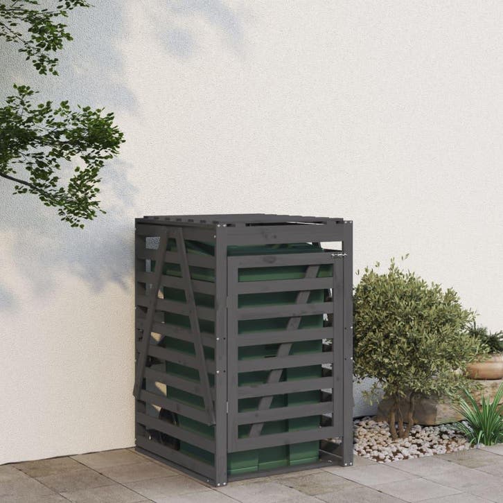 vidaXL Containerberging 84x90x128,5 cm massief grenenhout, Bricolage & Construction, Conteneurs, Envoi