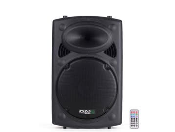 Ibiza SLK10A-BT Actieve Bluetooth Speaker USB/SD 400W, Nieuw