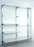 *TIP*  Wandstaander van verchroomd staal 240 cm hoog, Ophalen of Verzenden