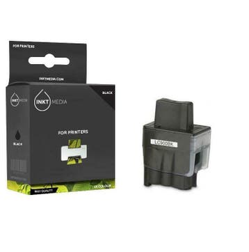 Brother LC-900BK  inktcartridge Zwart  inktmedia huismerk, Computers en Software, Printers, Verzenden, Nieuw