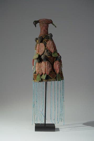Een kralenbeeld - Yoruba - Nigeria (Zonder minimumprijs)