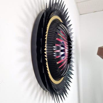 José Soler Art - Sculpture, Crown of silence - 55 cm - Acier