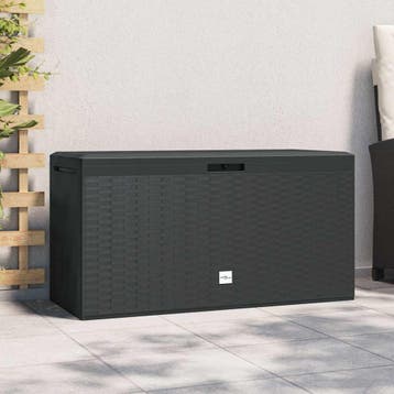 vidaXL Tuinbox 114x47x60 cm antraciet, Verzenden, Nieuw