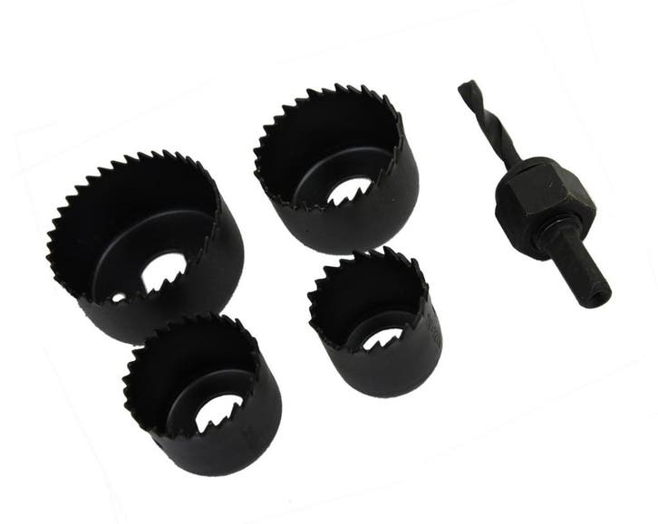 Gatenzaag, 4 delig, met houder, Bricolage & Construction, Outillage | Autres Machines, Envoi