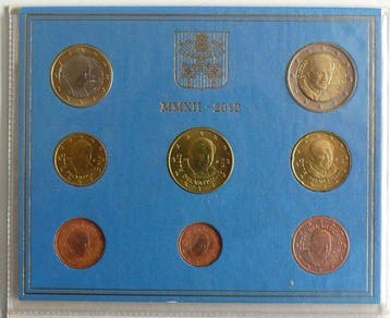 Vaticaan. Year Set (BU) 2012 (Zonder minimumprijs)