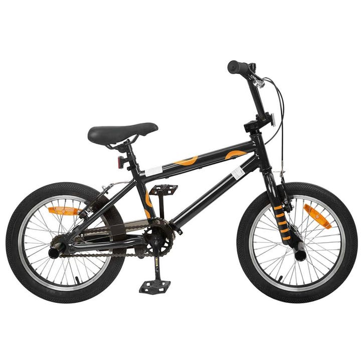 vidaXL BMX Fiets 16 Inch voor 5-8 jaar oud Zwart, Vélos & Vélomoteurs, Vélos | Vélos de course, Envoi